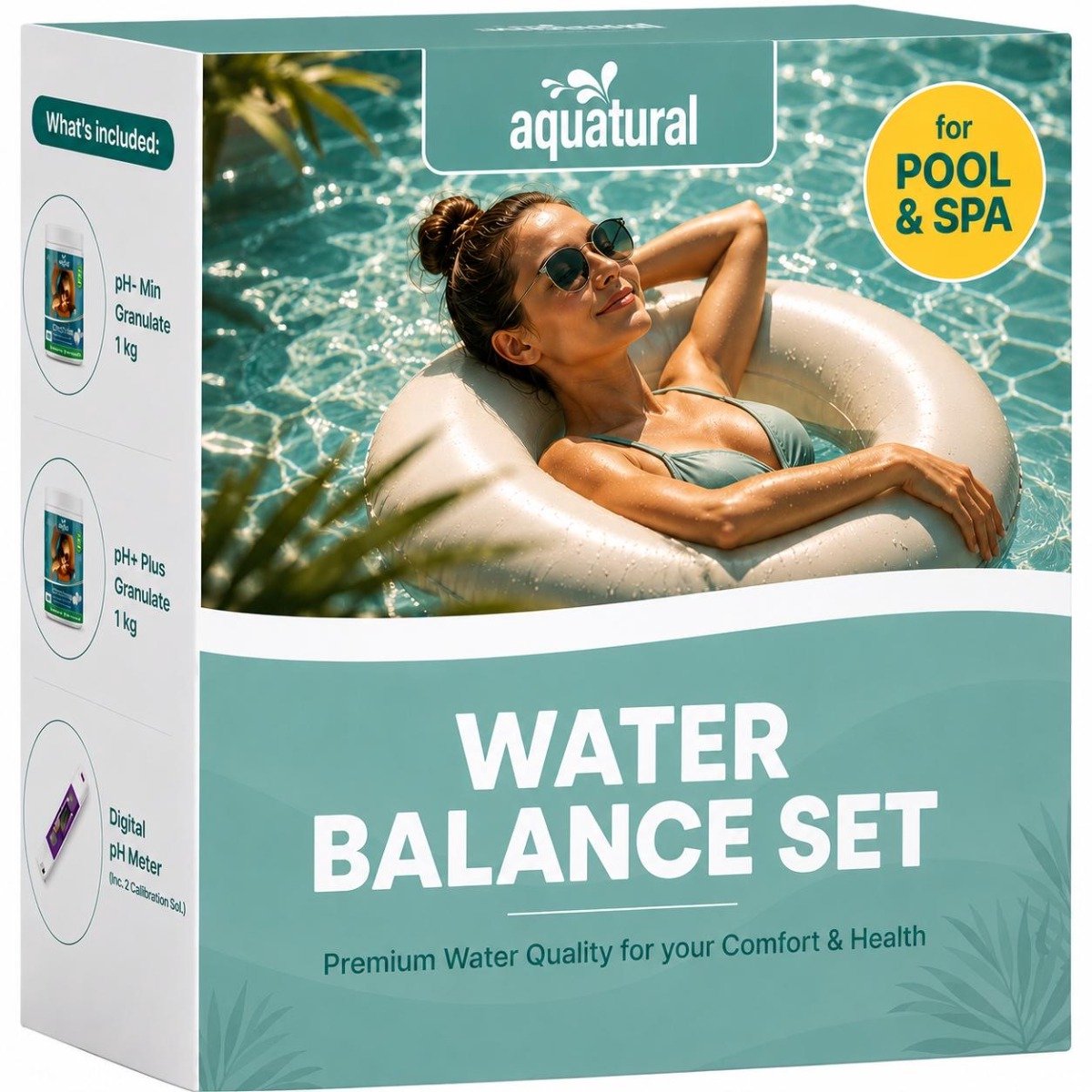 Aquatural Water Balance Set - Zacht en gezond water in zwembad en spa