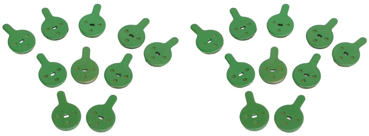 Dailygoods - Set van 2 Lichtgewicht Remblokken voor Elektrische Scooters