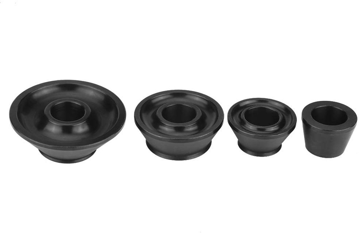 Dailygoods- Centreerkegel Set - 4 Stuks - Hoogwaardig #45 Koolstofstaal - Geschikt voor 40 mm As - Duurzaam - Kwaliteitsgarantie - Wielbalancer
