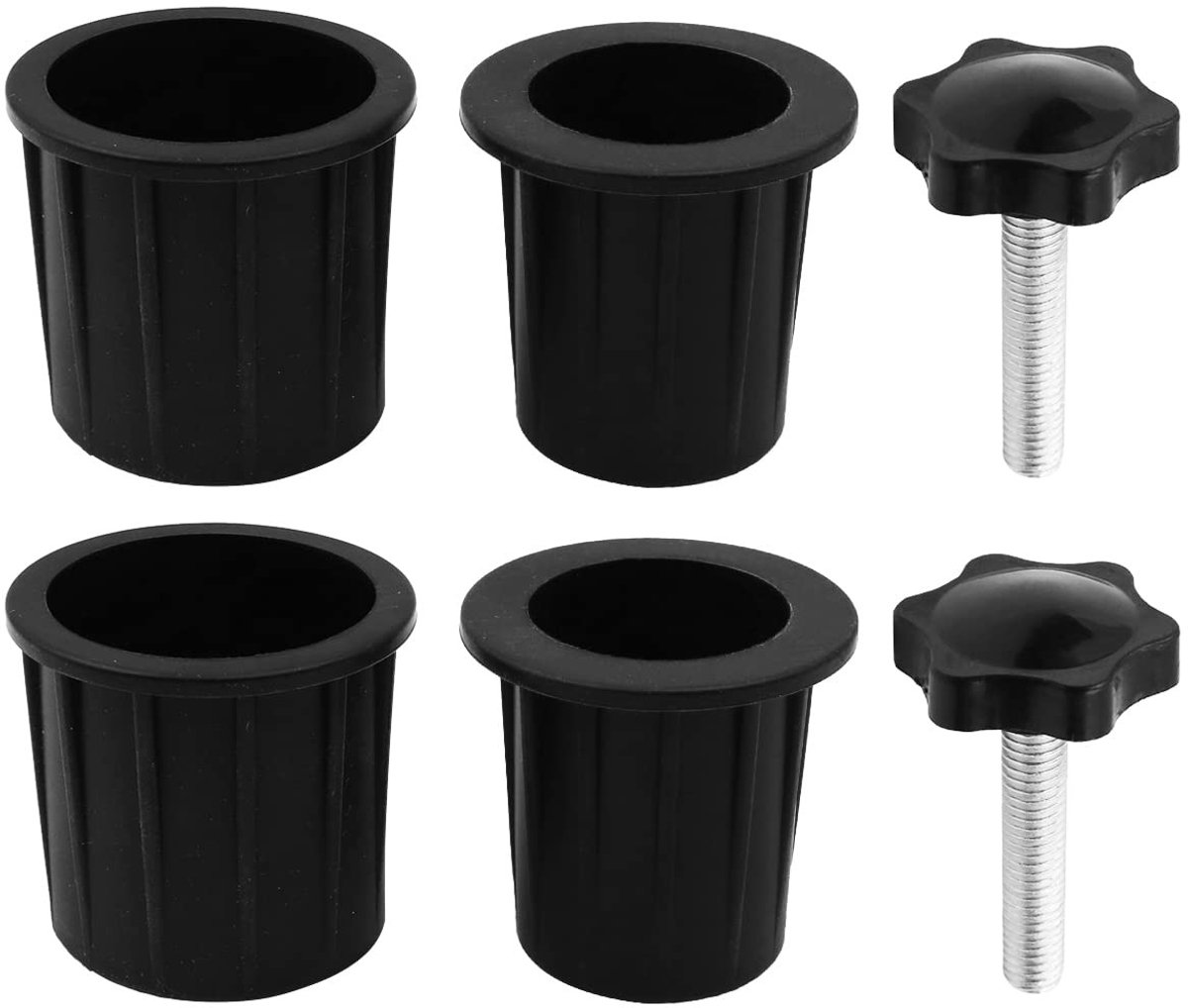 Dailygoods- Paraplu Vervangende Onderdelen - Paraplu Basis - Gatringplug - HDPE Kunststof - Roestvrij Staal - Weerbestendig - Parasol