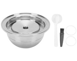 Dailygoods- Koffiepad Herbruikbaar - Accessoirekit - Roestvrij Staal - Optimale Brouwprestaties - Duurzaam - Eenvoudig Onderhoud - Koffiecapsule