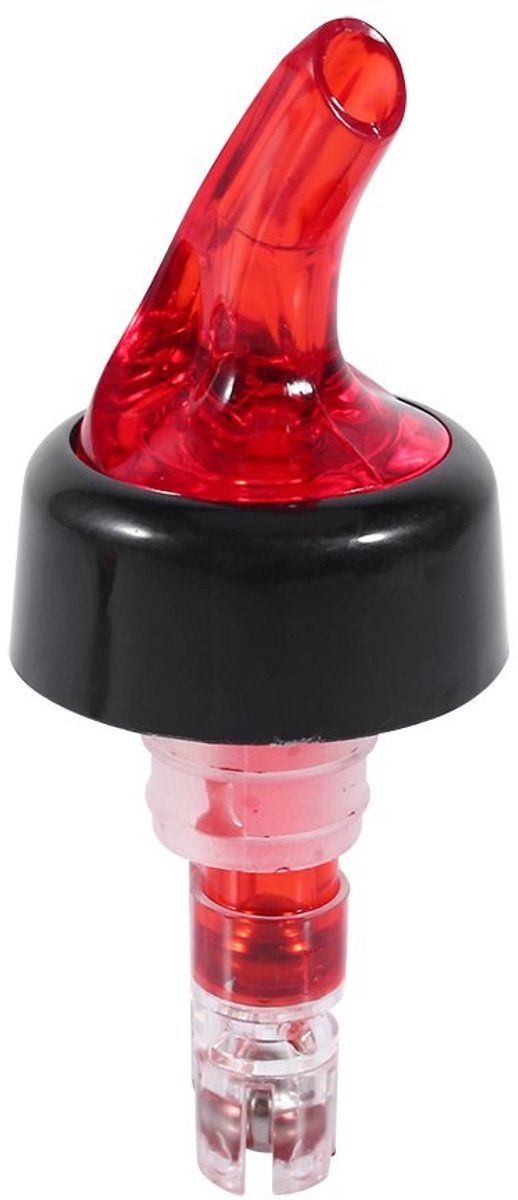 Dailygoods- Schenktuit 35 ml - Snelle Schenker - Plastic - Geschikt voor Wijnflessen - Cocktail Dispenser - Transparant - Flessenschenker