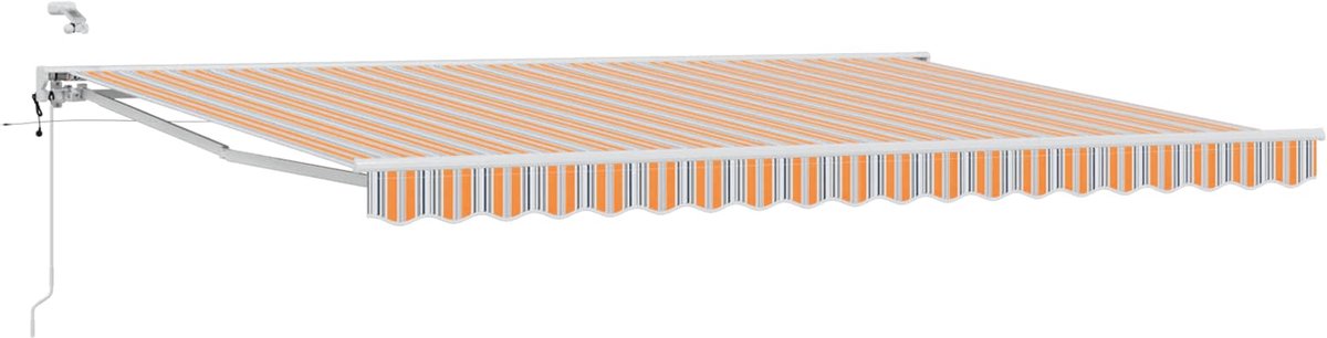 vidaXL - Elektrisch - Uitschuifbare - Zonneluifel
