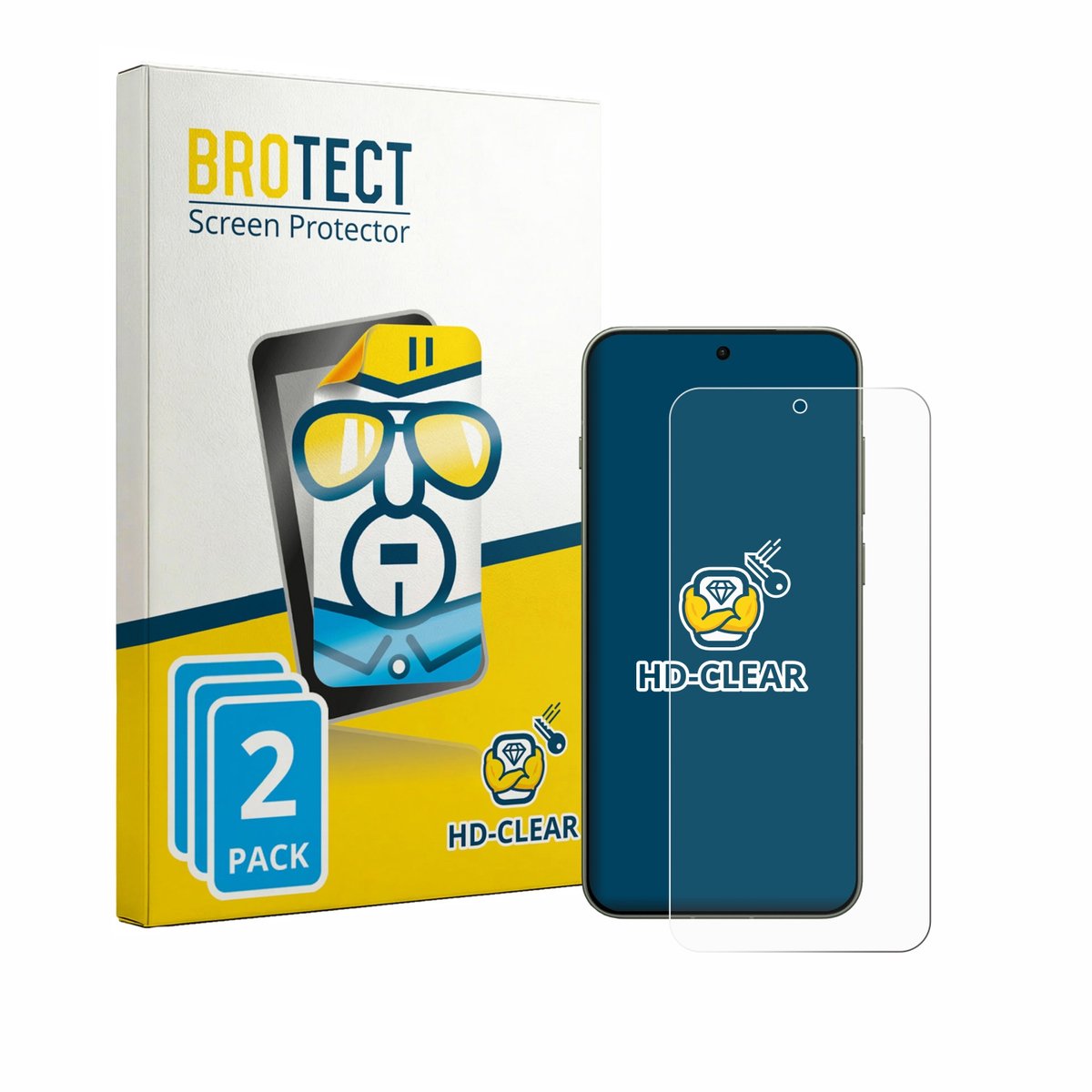 BROTECT - Screenprotector voor OnePlus 13s - Folie Beschermfolie transparant 2 Stuks