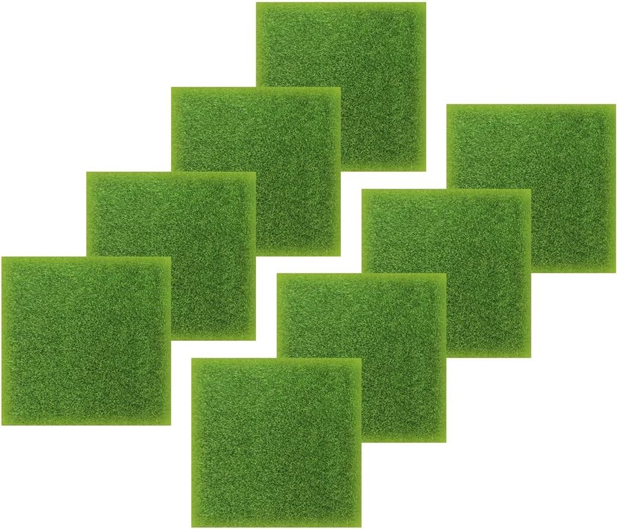 Miniatuurtuin Decoratie met Kunstgras 15x15cm - Mos DIY Decoraties voor Micro Landschappen en Thuisdecoratie