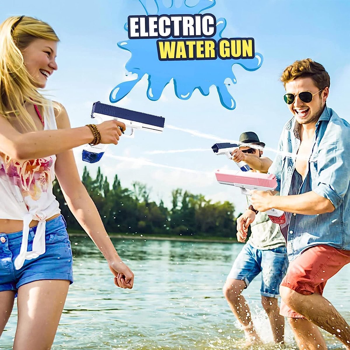 Elektrisch Waterpistool - Automatisch Waterpistool Voor Kinderen - Waterpistool - Buitenspeelgoed Voor De Zomer Cadeau — afbeelding 6