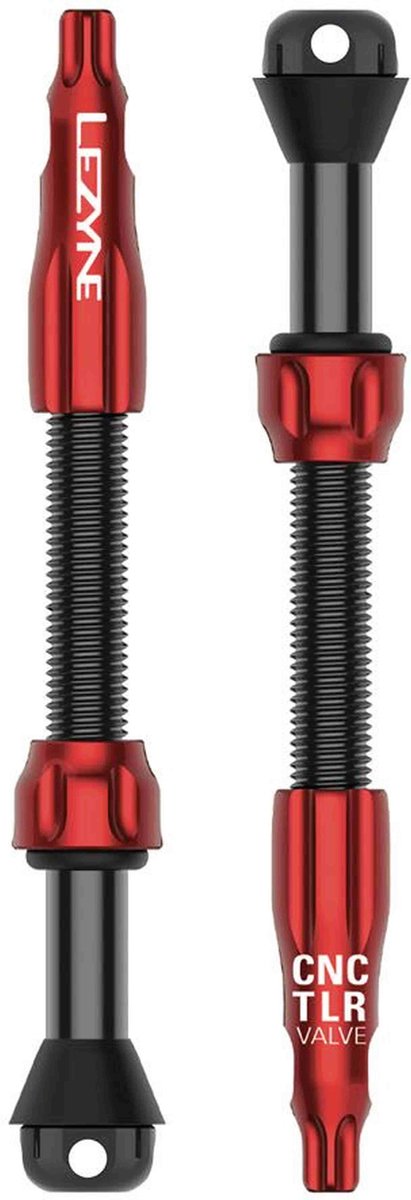 Lezyne Tubeless ventiel CNC TLR ventiel Pro 60 mm - rood