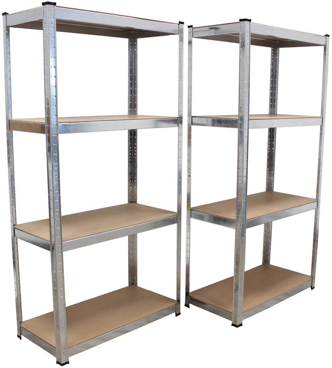 TRUTZHOLM - Insteekbare Rekken 160x80x40 cm - Set van 2 - Zware Rekken - Opbergrek - Kelderrek - Metalen Rek - Garagerek