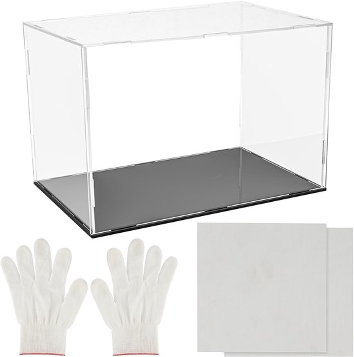 Dailygoody - Rechthoekige Vitrine - Acryl Display - Hoogwaardige