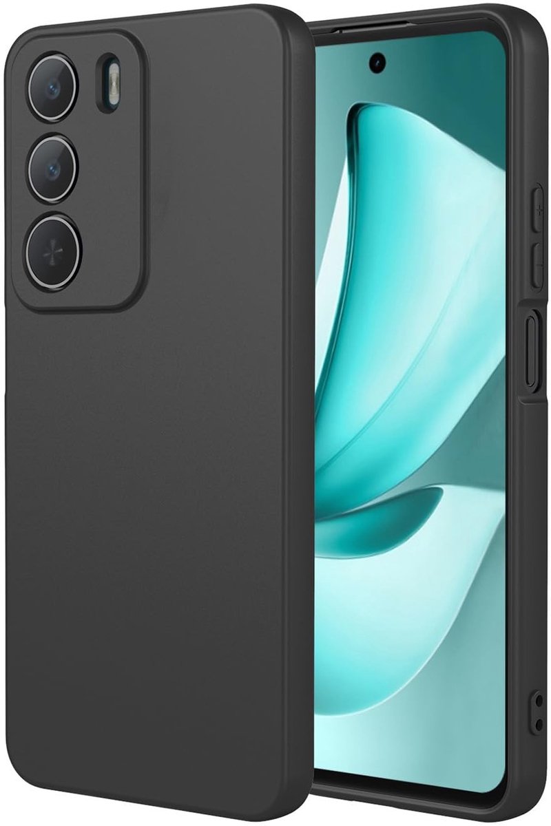 JHUBERS- Siliconen Hoes Ultradun - Schokbestendig - Krasbestendig - Elegant - Zacht - Microvezelvoering - Telefoonhoes