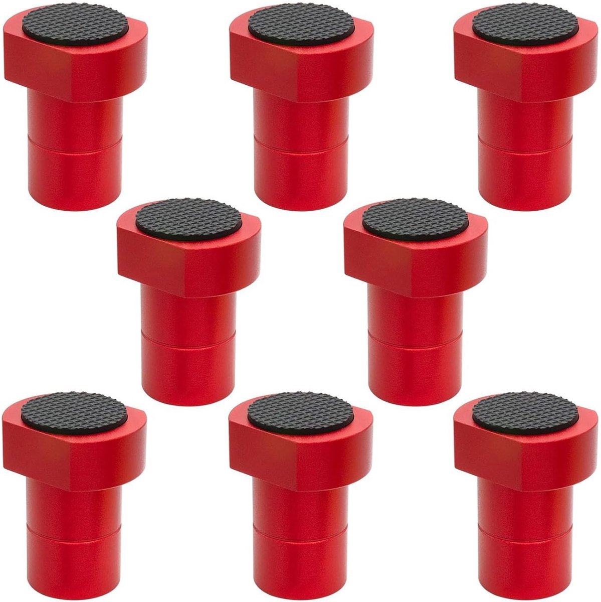 VLEMICO- Houtbewerkingsklem 8-pack - Antislip Grip - Werkbankaccessoires - Multifunctioneel Gereedschap - Stabiele Ondersteuning - Geoptimaliseerd voor Werkbanken - Bankhonden