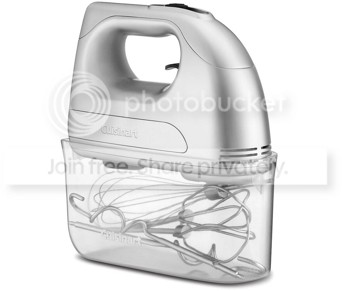 Cuisinart - Power Advantage Handmixer - Mixer met 7 snelheden - Inclusief deeghaken, klopper en garde - Zilver - RVS