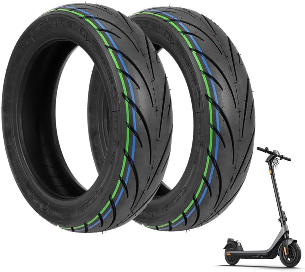 Vacuum banden voor NIU KQi2 Pro Elektrische Scooter - 10 x 2.3 cm - Hoesloos - Explosiebestendig - SnelShoppen