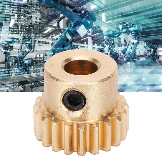 Rondsel 20 Tands - 6 Mm Gat - Modulus 0,8 - Vervanging Robotonderdelen - Hoge Kwaliteit - Nauwkeurige Maat - Tandwiel — afbeelding 4