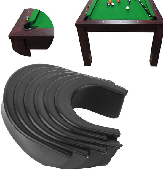 ONF3 - Biljart Zakken Pool - Rubber Liners Set - Duurzaam en Slijtvast - Hoogwaardige Kwaliteit - Accessoire voor Pooltafel - 6 Stuks van Merkloos — afbeelding 5