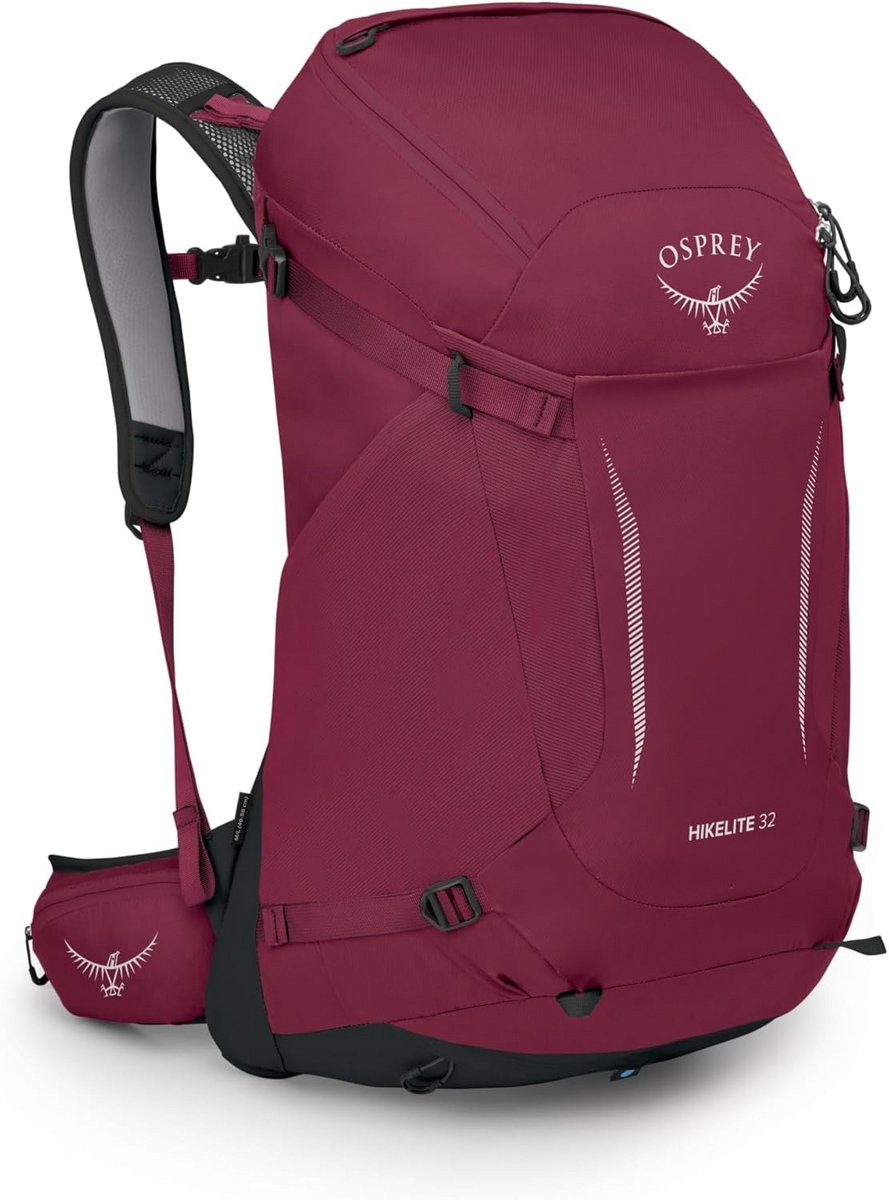 Wandelrugzak - Outdoor rugzak - Lange tochten - Ventilerend rugpaneel - 32 liter - Kameleon/zwart