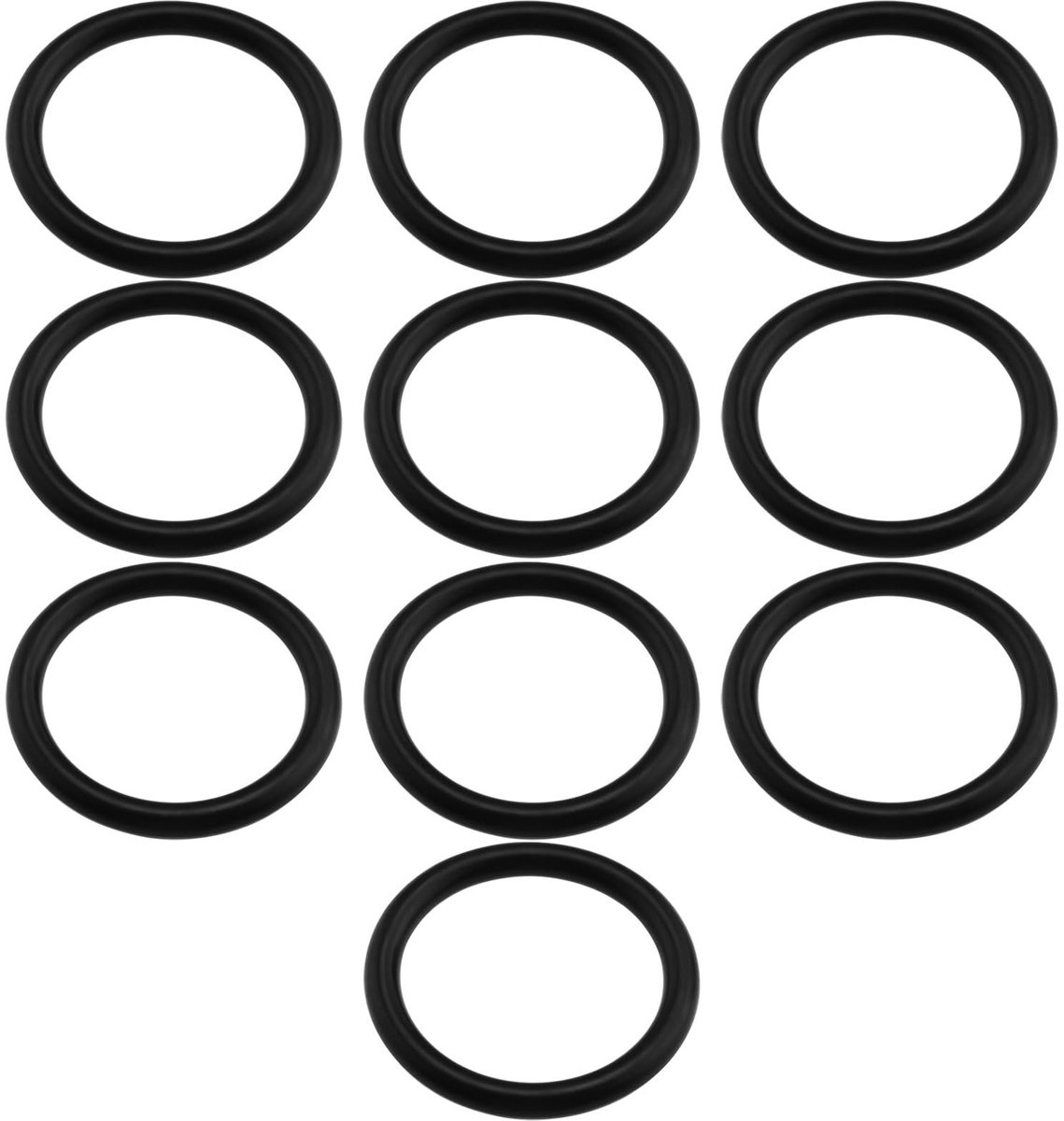 Dailygoods- O-ringen 10 stuks - Nitrilrubber - 32 mm buitendiameter - 25 mm binnendiameter - 3,5 mm breedte - Compatibel met mixers - Afdichtringen