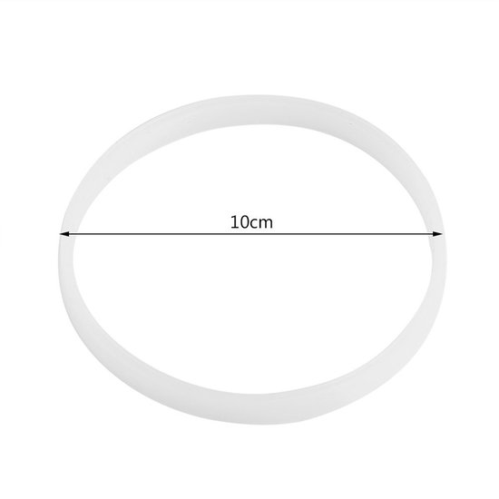 Allecto - O-Ringen - vervangingsonderdelen - 10cm - wit - voor juicer en blender - set van 4 - geschikt voor keukenapparatuur van Merkloos — afbeelding 5