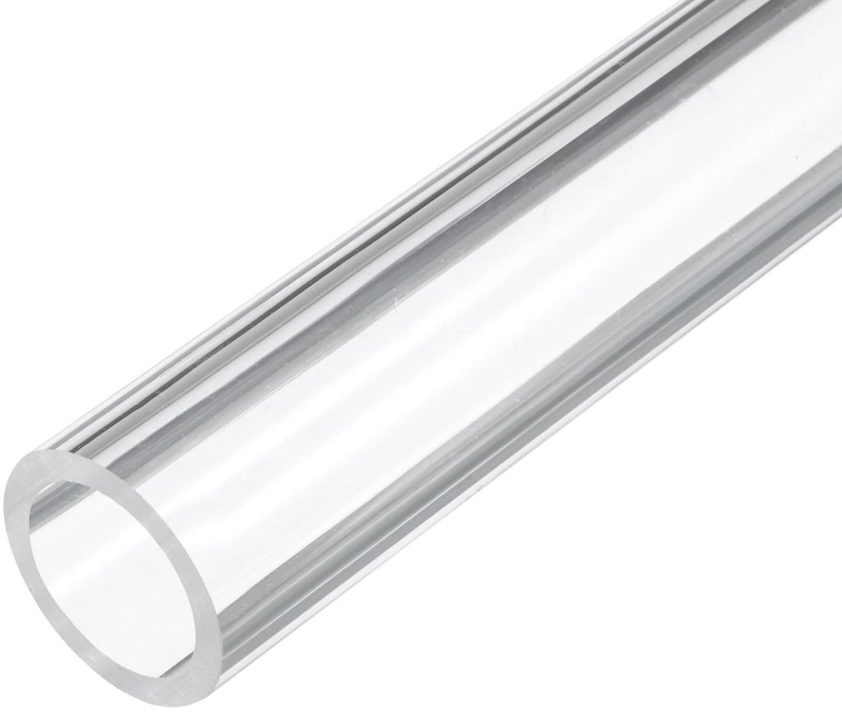 Dailygoods- Acryl Buis 6" - Doorzichtig - 30mm x 40mm - Waterleidingen - Verlichting - Duurzaam - Doorzichtige Buis