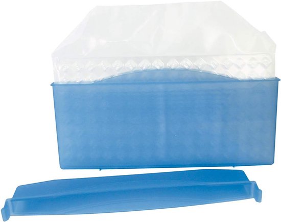 Crushed Ice Maker - IJsvorm Crushed Ice - Cocktails Maken - Inclusief Scheidingsfilms - 27 x 13.5 cm - Blauw — afbeelding 4
