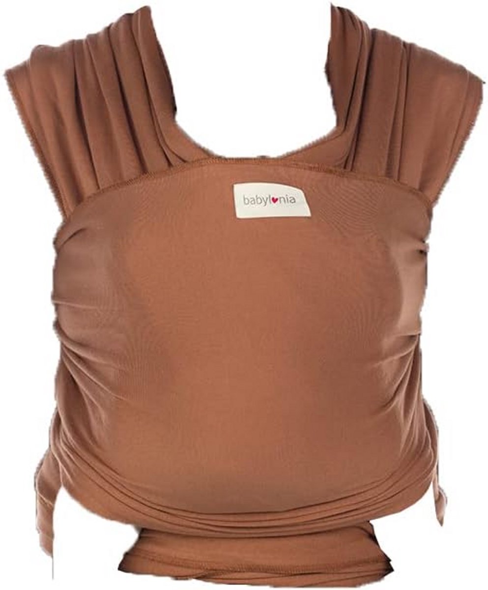 Draagdoek - Baby drager - Baby dichtbij - Biologisch katoen - 500 x 60 cm - Camel