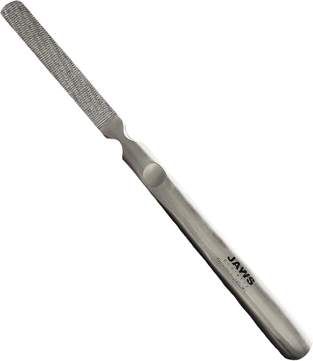 Eelt Rasp - Voetvijl - Voeten Verzorgen - Chirurgisch Staal - 22 cm - Zilverkleurig