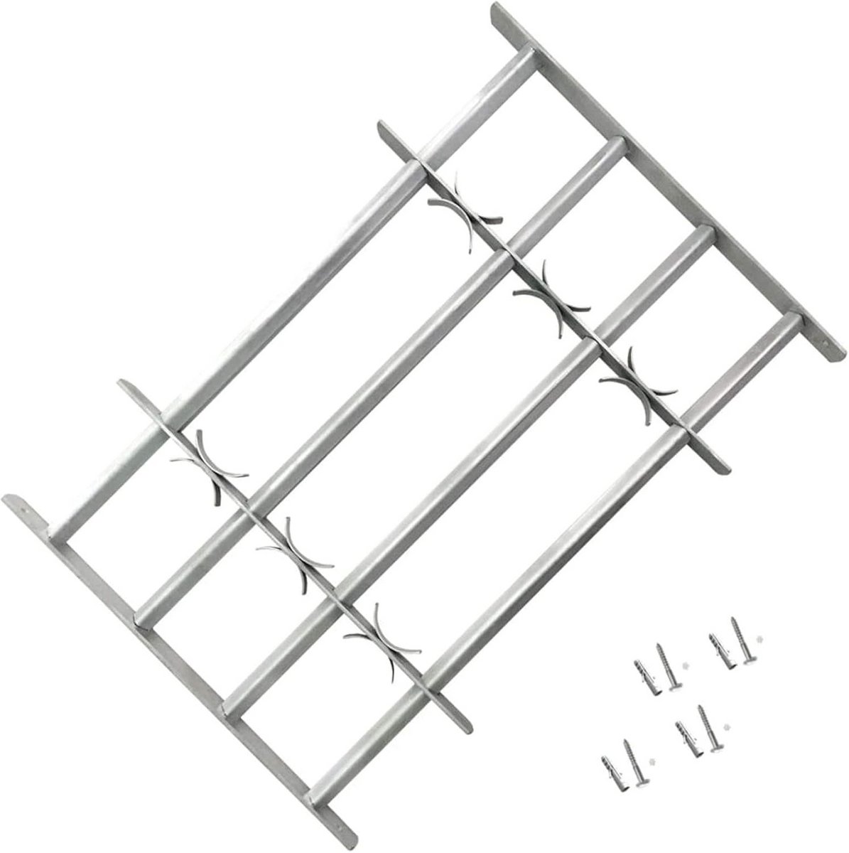 Vensterrooster - Raambeveiliging - Huis Beveiligen - Verstelbare Breedte - 700-1050 mm - Zilverkleurig