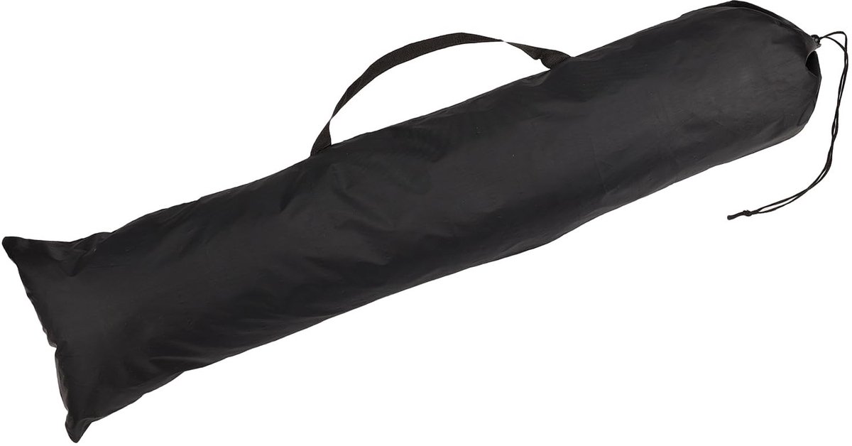 Dailygoods- Stoeldraagtas Zwart - Opvouwbare Campingstoel Tas - Draagbare Mondzak - Schouderriem - Ruime Binnenkant - 105 x 28 cm