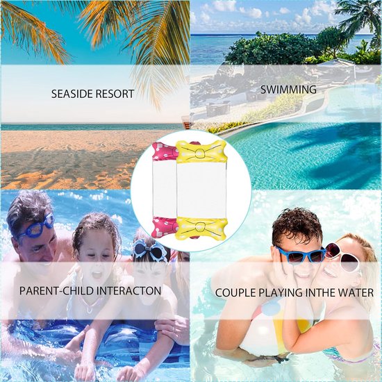 Allecto - Opblaasbaar zwembad - Waterhangmat - Draagbare loungestoel - 4-in-1 luchtmatras - Geschikt voor volwassenen en kinderen - Compact en makk... van Allecto — afbeelding 2
