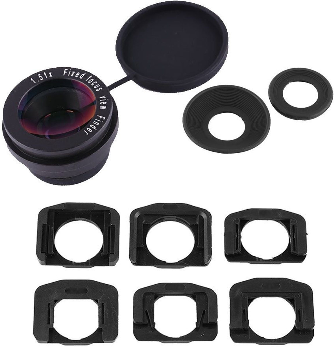 Dailygoods- Zekeringzoeker 1,51x Vergroting - Duurzaam - Draagbaar - Voor DSLR-camera's - Compatibel met N-montage - Gewicht 84 g