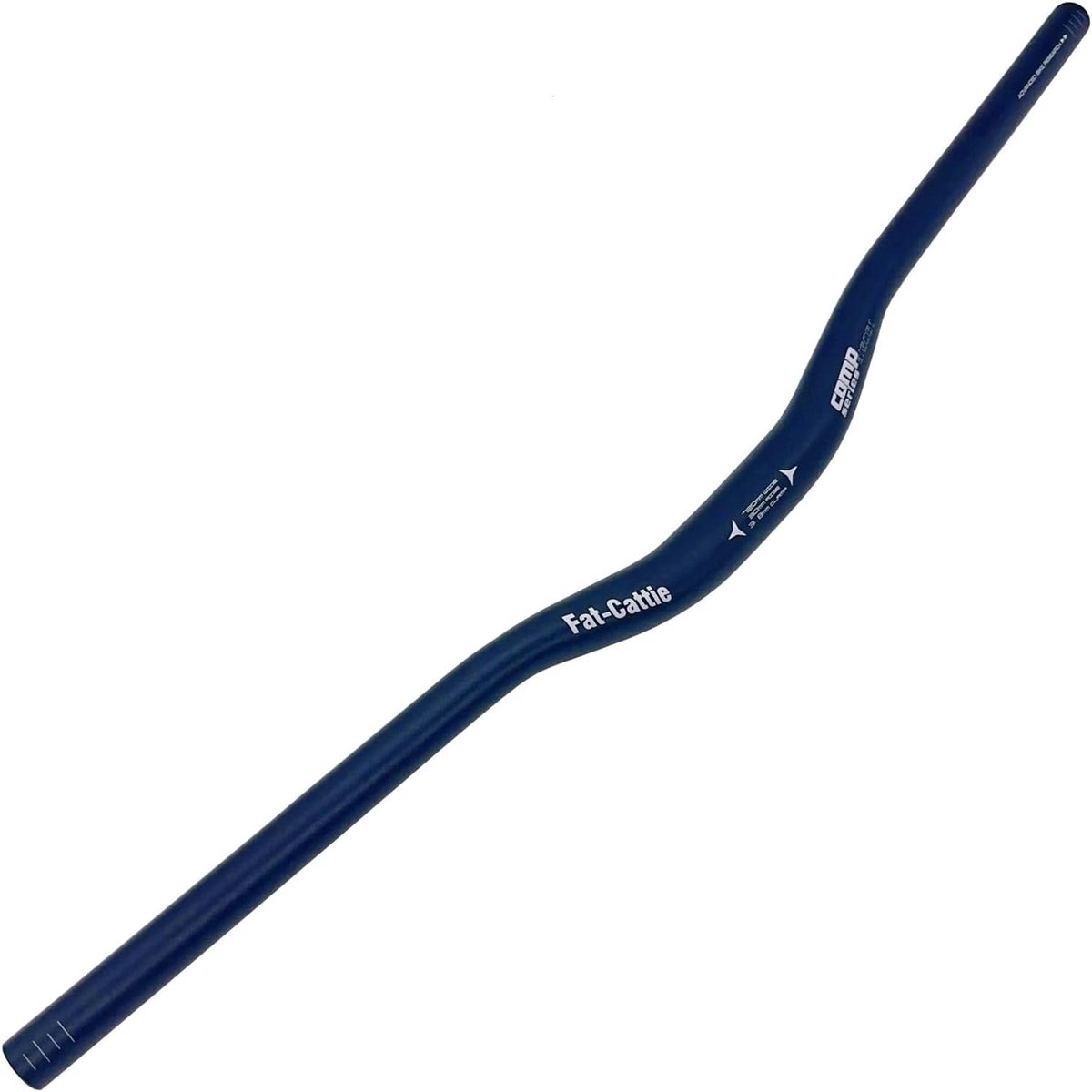 Fietsstuur - MTB stuur - Mountainbiken - Ergonomisch ontwerp - 720 mm breed - Mat zwart
