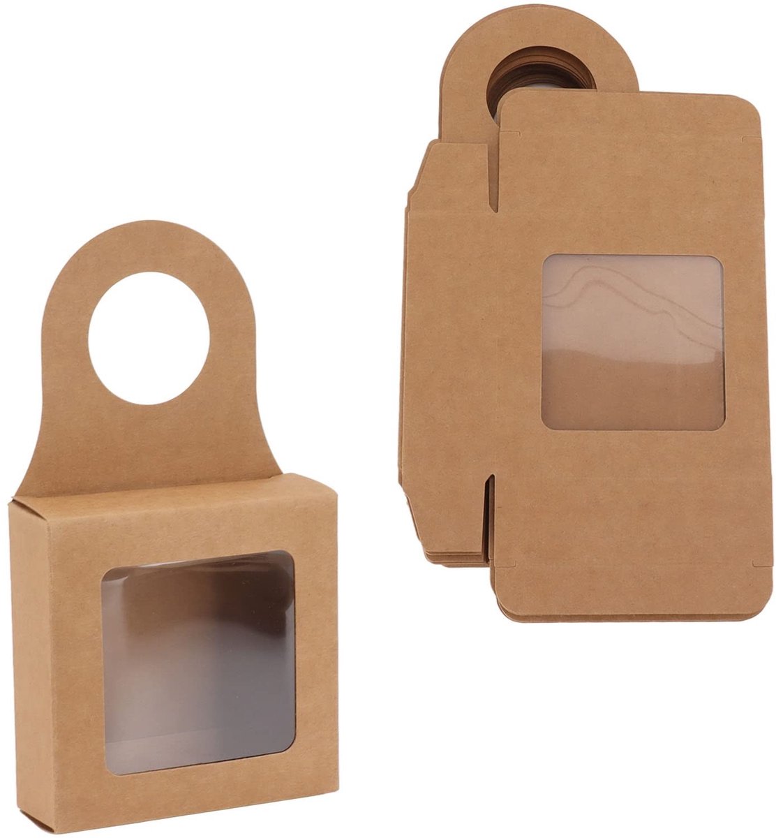Dailygoods - Kartonnen Wijnflesdozen Set van 25 Stuks