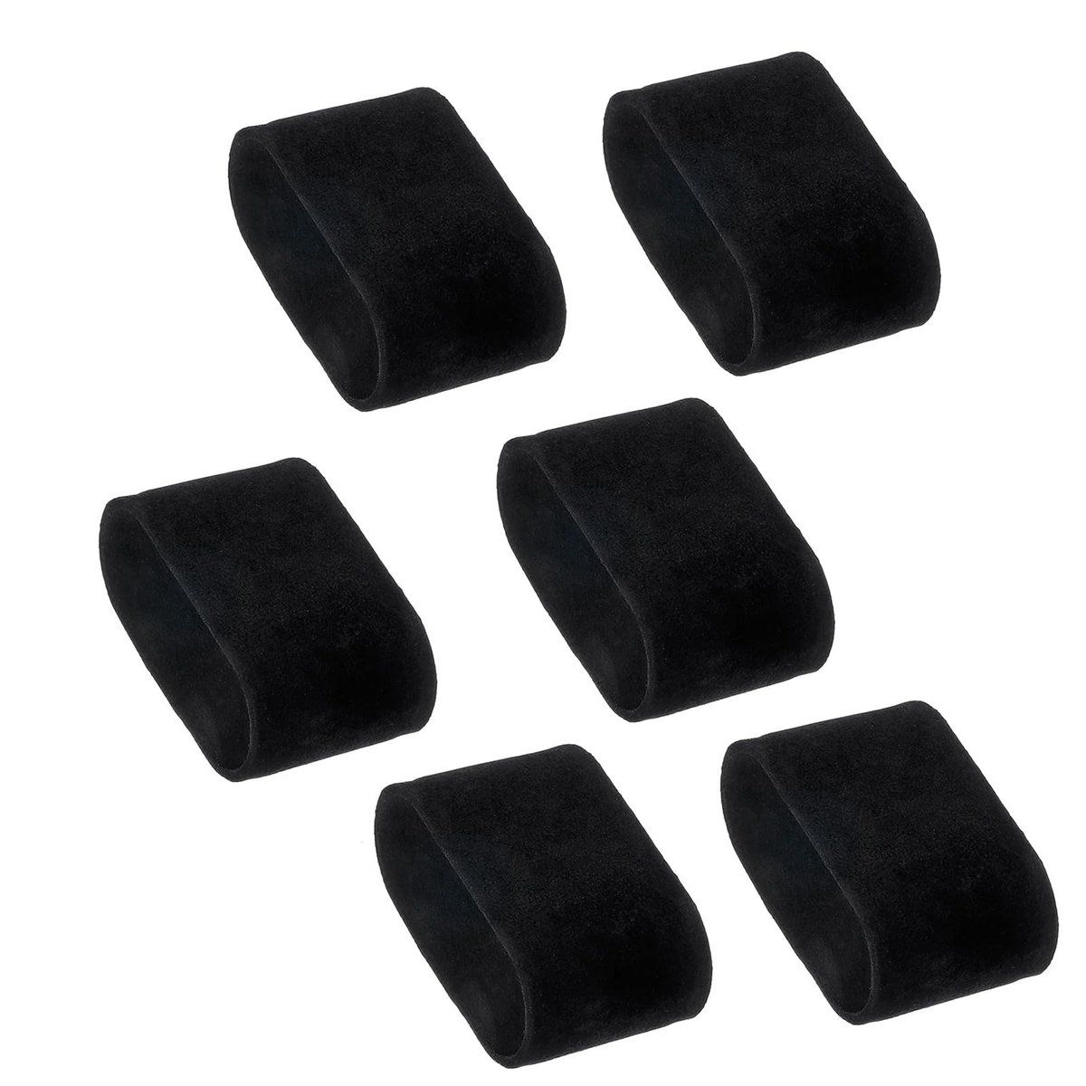 Dailygoods- Horloge Kussen Set - 6-delige Fluwelen Display - Luxe Bescherming - Professionele Presentatie - Perfecte Verhoudingen - 7,2 x 4,5 x 3,2 cm