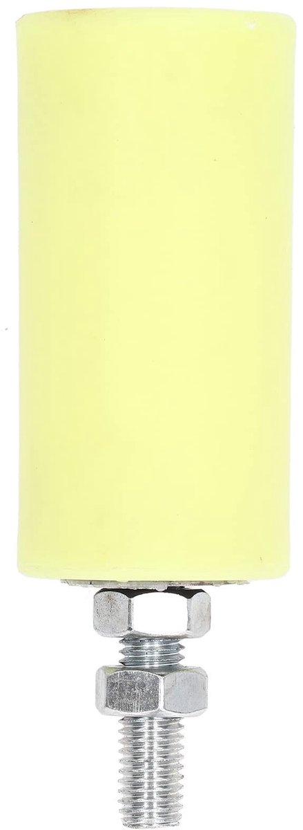 Dailygoods- Schuifpoortgeleidingsrol Zwaar Uitgevoerd - Universeel - Stabiele Structuur - Eenvoudig te Installeren - Geschikt voor Schuifdeuren - Totale Lengte 14 cm - Schuifdeur
