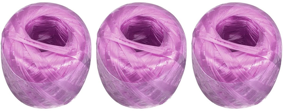 Dailygoods- Touw 150m - Polyester/Nylon - DIY - Huishoudelijk - Verpakking - 3 Rollen - Koord
