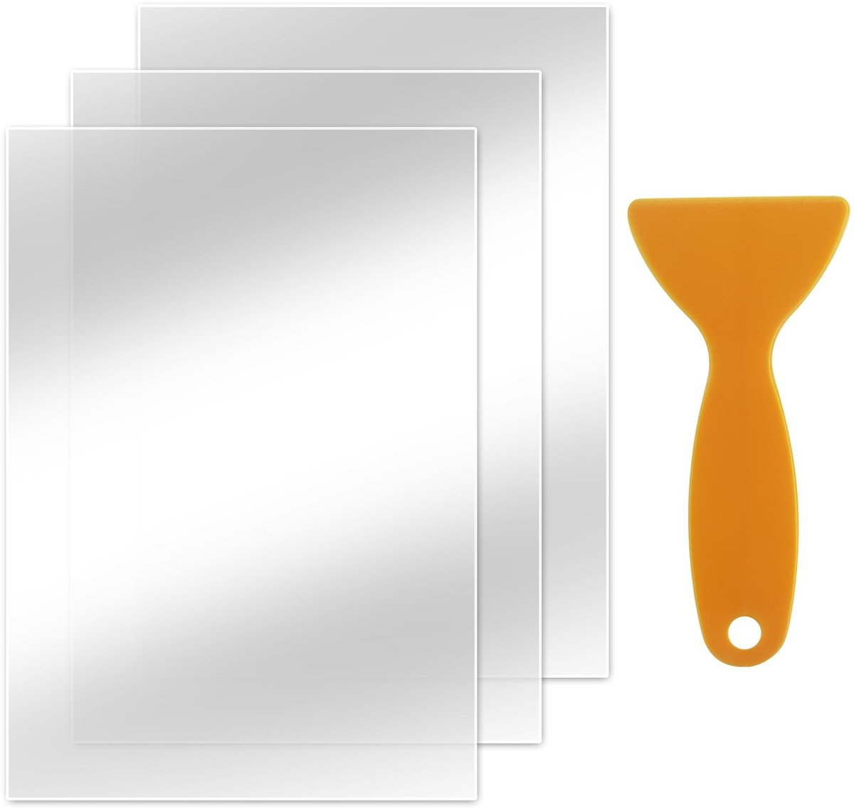 Dailygoods- FEP-folie 3 stuks - 140 x 200 mm - transparant - hoge lichtdoorlatendheid - duurzame eigenschappen - vervangstukken voor 3D-printer