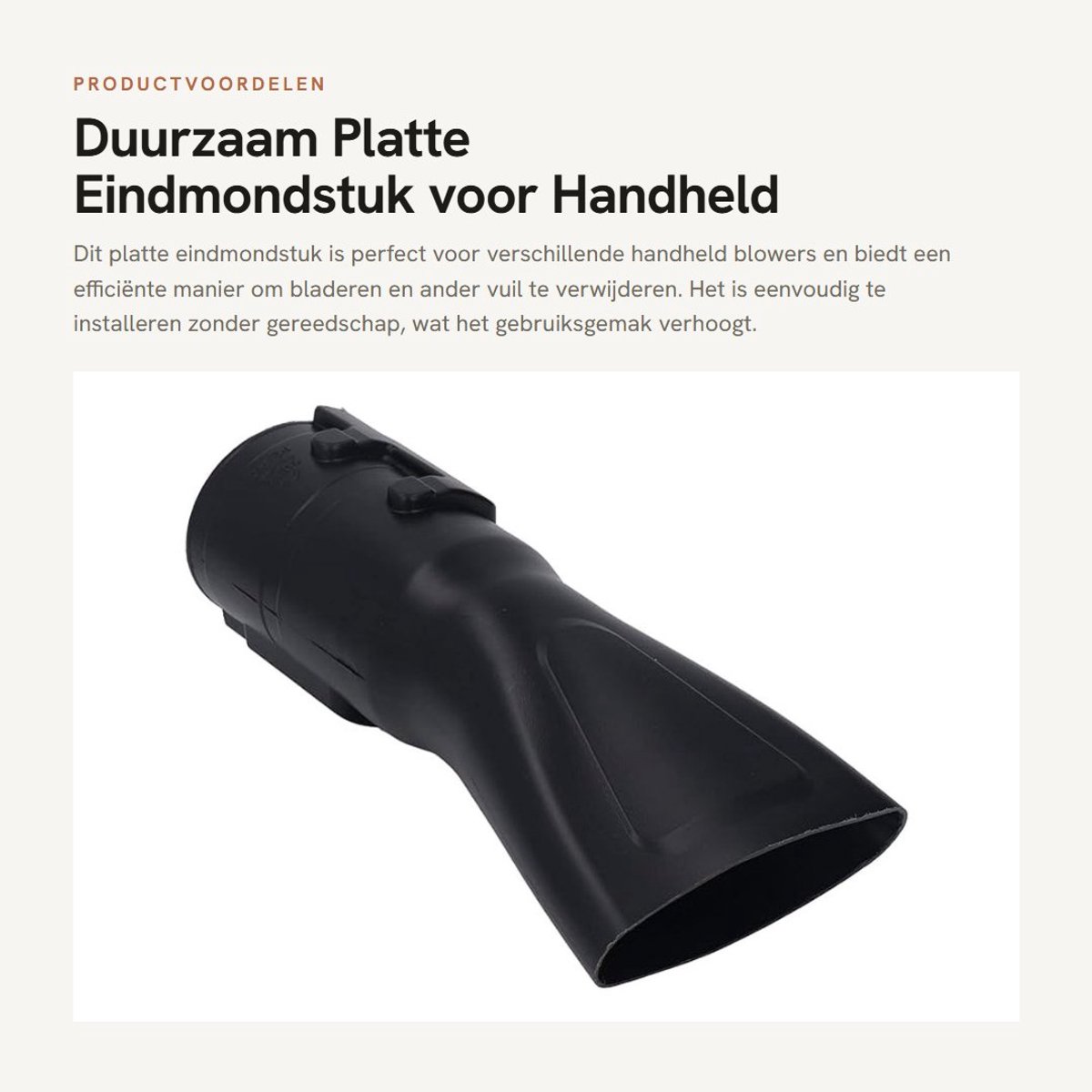 Dailygoods- Eindmondstuk Duurzaam - Gebitsprotecties - Mondstuk Stofzuiger - Efficiënt - Snelle Montage - Brede Toepasbaarheid