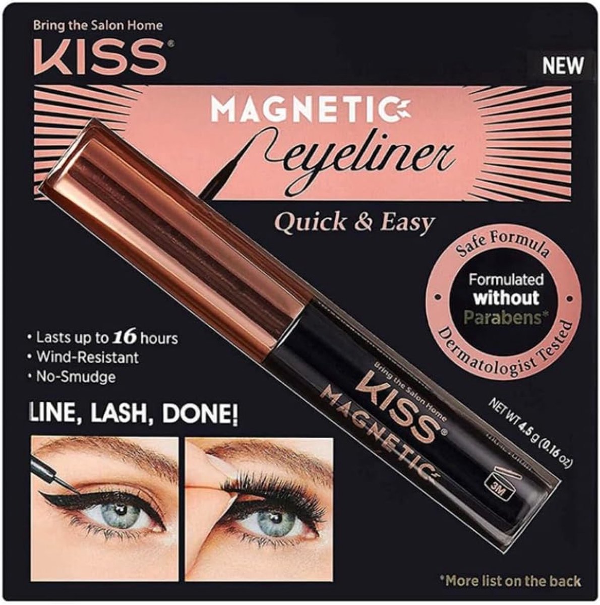 Magnetische Eyeliner - Wimper Lijm - Snel Wimpers Aanbrengen - Geen Lijm Nodig - 567 g - Zwart