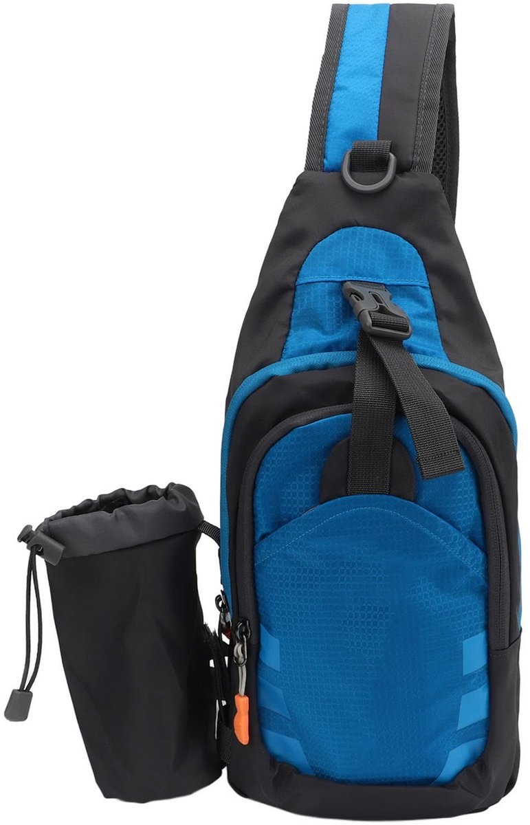 Dailygoods- Sling-Schoudertas Ergonomisch - Verstelbare Riem - D-Ring - Grote Capaciteit - Duurzaam - Comfortabel Ontwerp - Rugzak