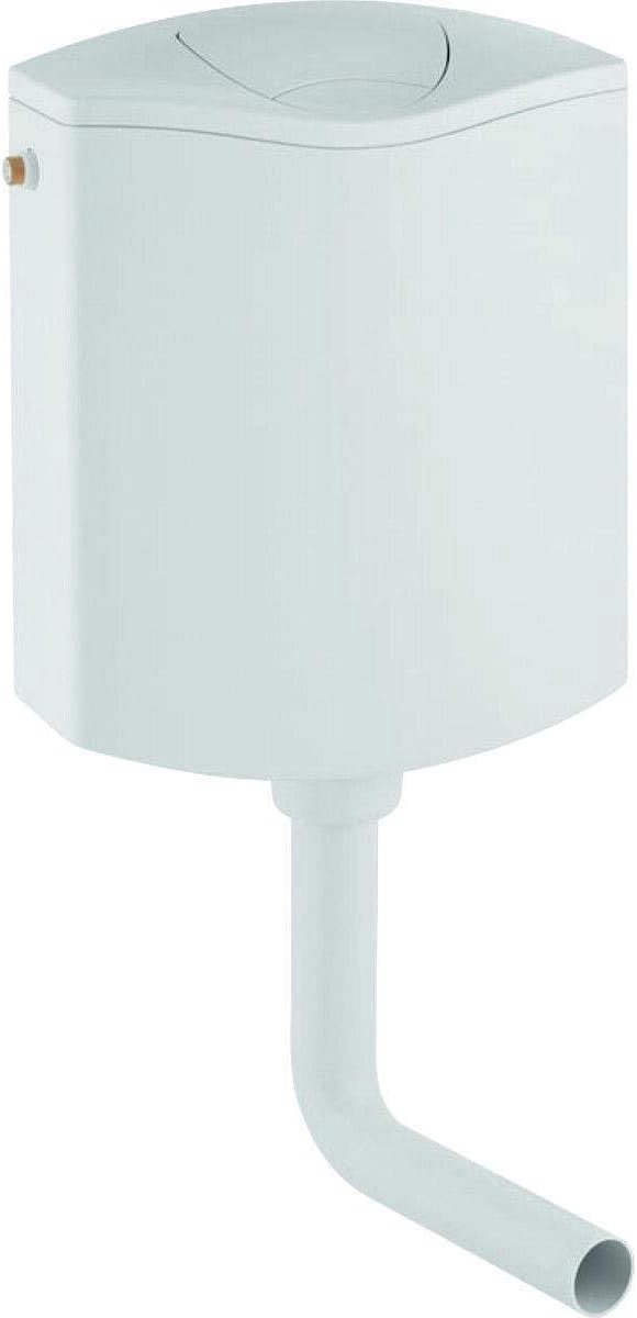 Externe Toilet Cisterne - Dubbele Spoeling - Badkamer Installatie - Condensatie Geïsoleerd - 47 x 365 x 14 cm - Wit