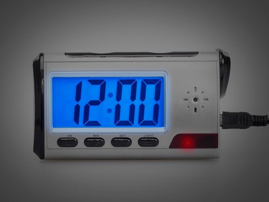 Digitale Wekker met Verborgen Camera - Discreet Toezicht voor Thuis en Kantoor van Merkloos — afbeelding 2
