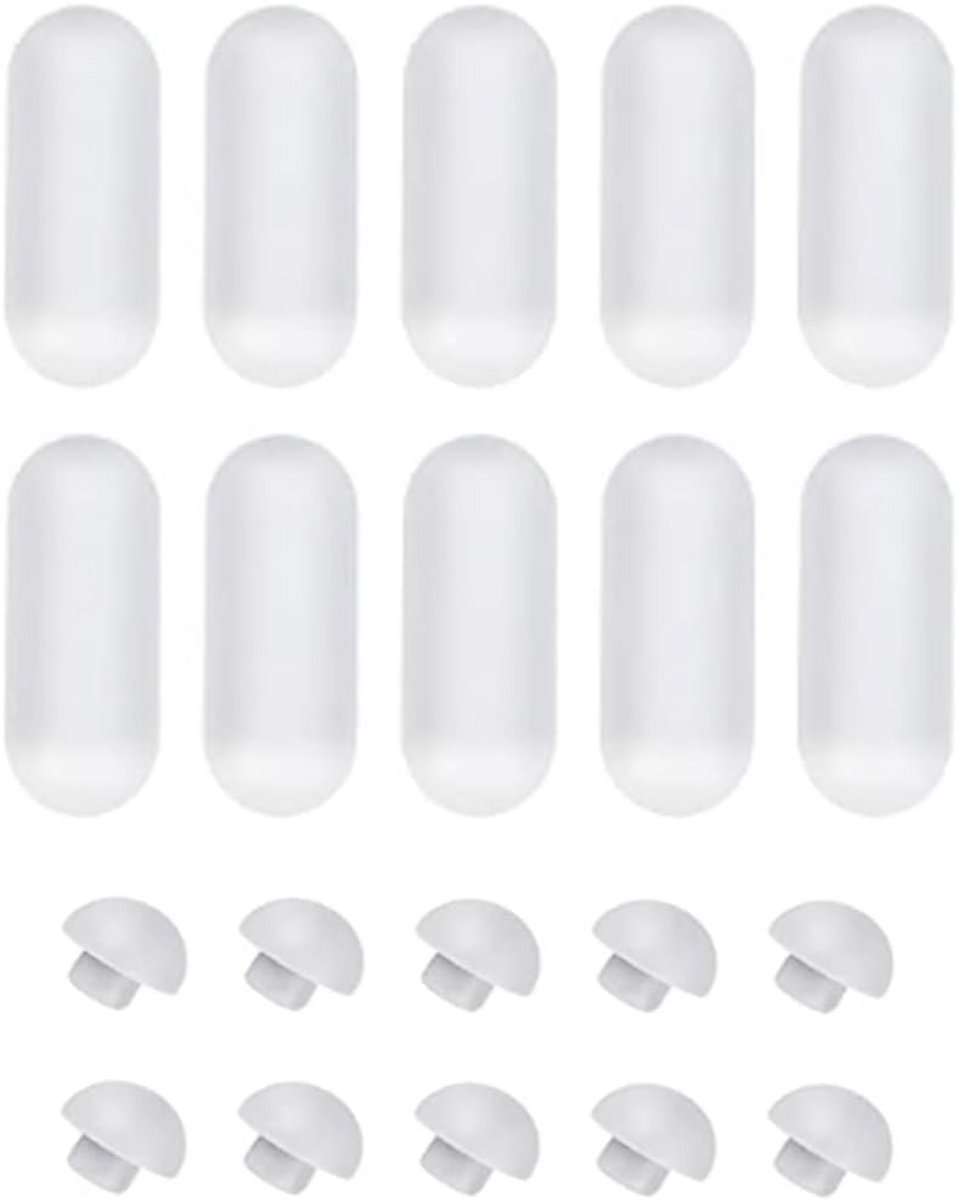 Toiletzitting Bumpers - Stoel Verhogers - Badkamer Comfort - Sterke Kleefkracht - 20 Stuks - Grijs