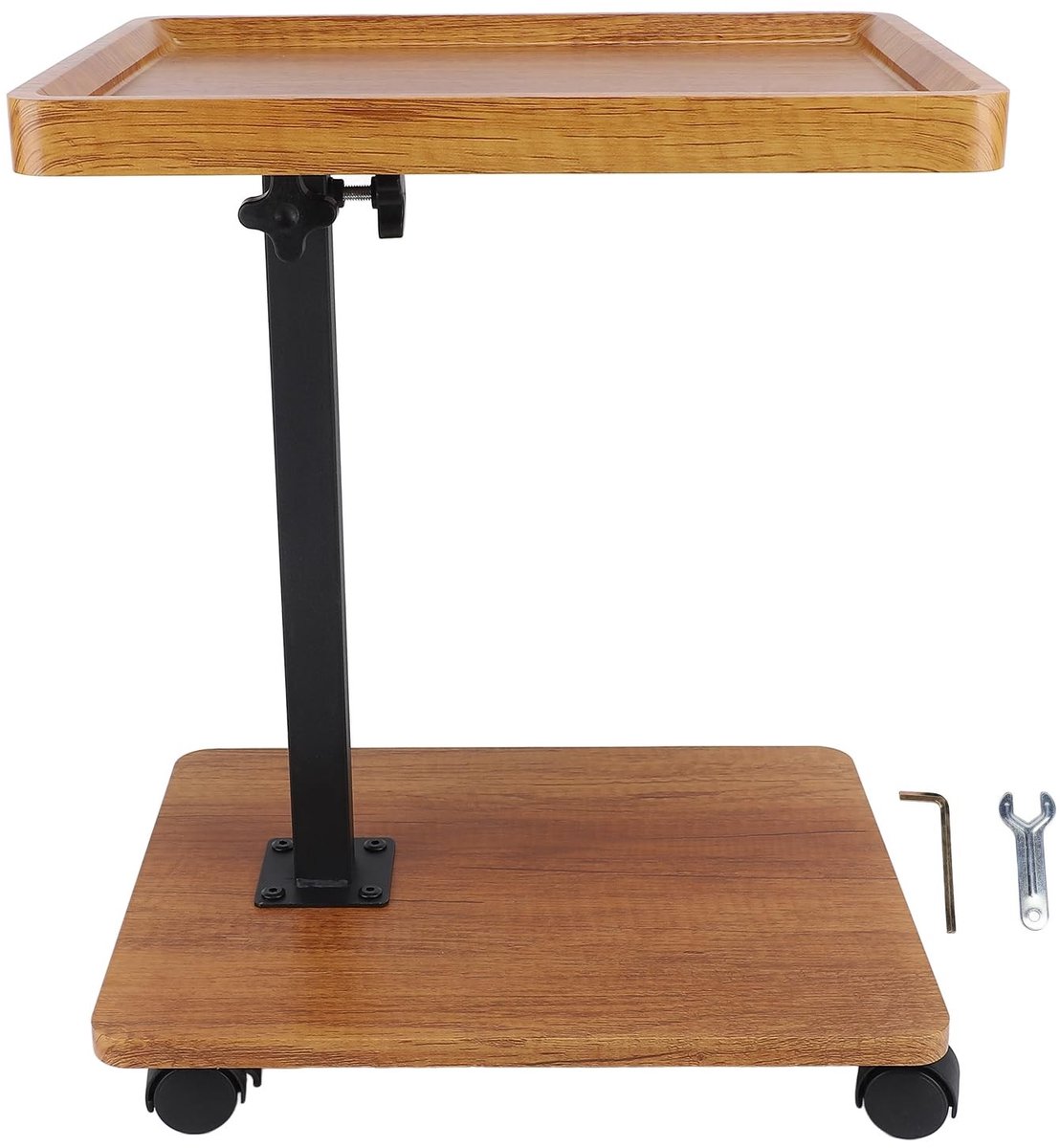 Dailygoods - Verstelbare Bijzettafel - Nachtkastje en Laptoptafel voor Bank