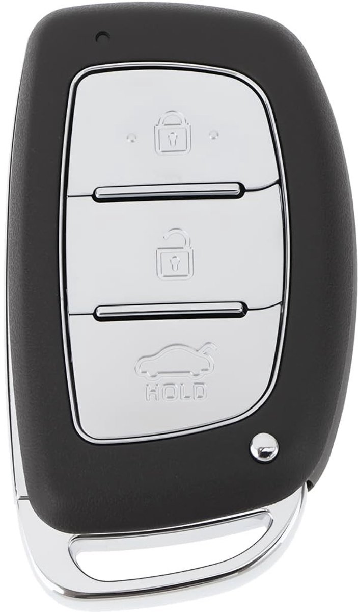 Dailygoods- Autosleutel Hoesje - Compatibel met Hyundai I10/I20/I30 - Lichtgewicht Ontwerp - Eenvoudig te Bedienen - Inclusief Functietoetsen - Geschikt voor Originele Sleutelchips - Sleutelhuls