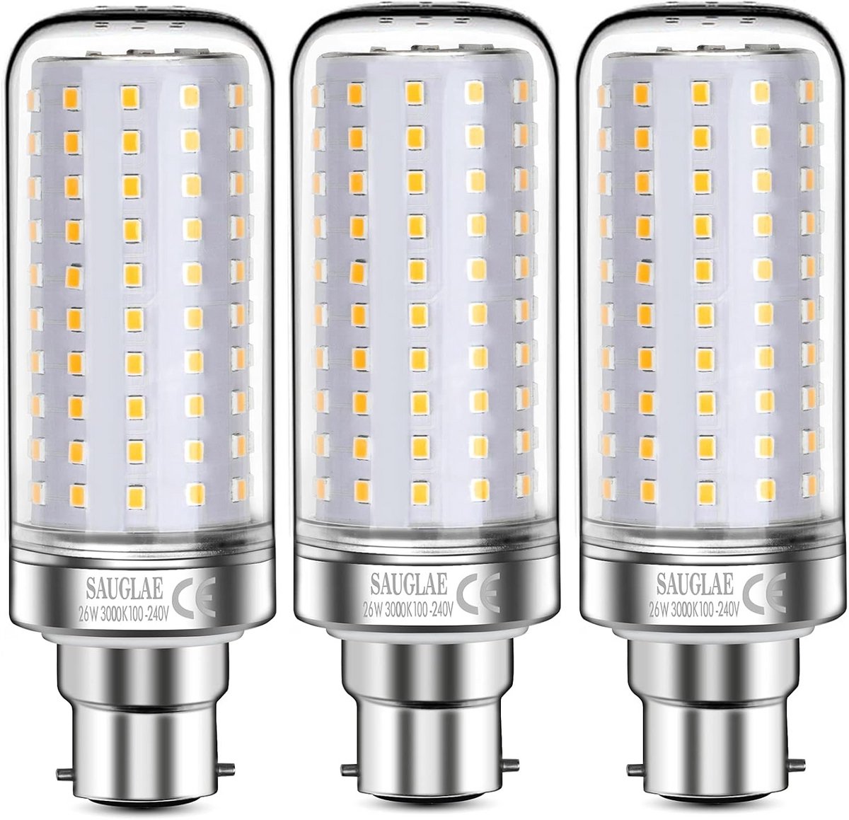 LED Lampen - Energiebesparend Licht - Woonruimte Verlichten - Warm Wit Licht - 3 Stuks - Niet gespecificeerd