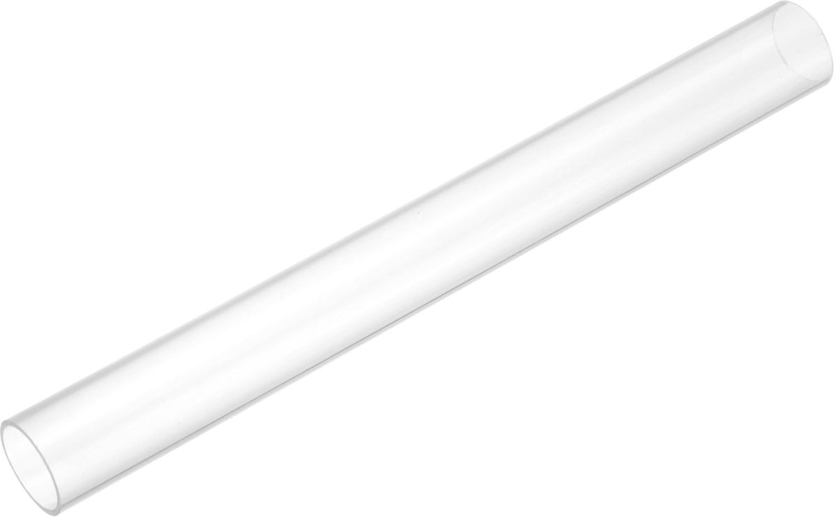 Dailygoods- Brandstofslang 14mm - Rigid Ronde Slang - Polycarbonaat - Transparant - 150mm - Hoge Transparantie - Kunststof Buis