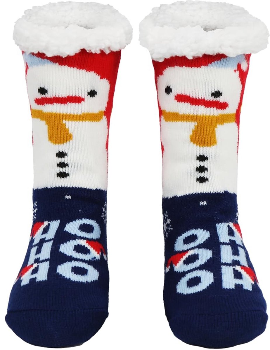 Dailygoods- Knuffelsokken Dames - Antislipsokken - Huissokken - Wintersokken - Kerstsokken - Zacht en Warm Maat 39-42