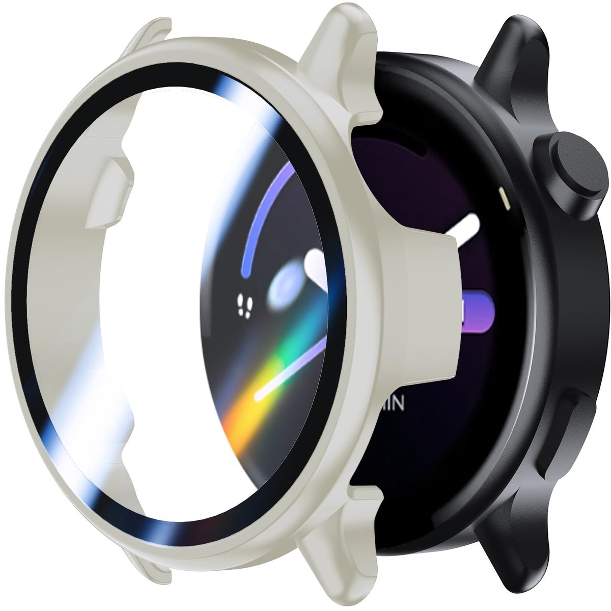 Dailygoods - 360° Beschermhoes voor G-arm Vivoactive 6 met Schermbescherming