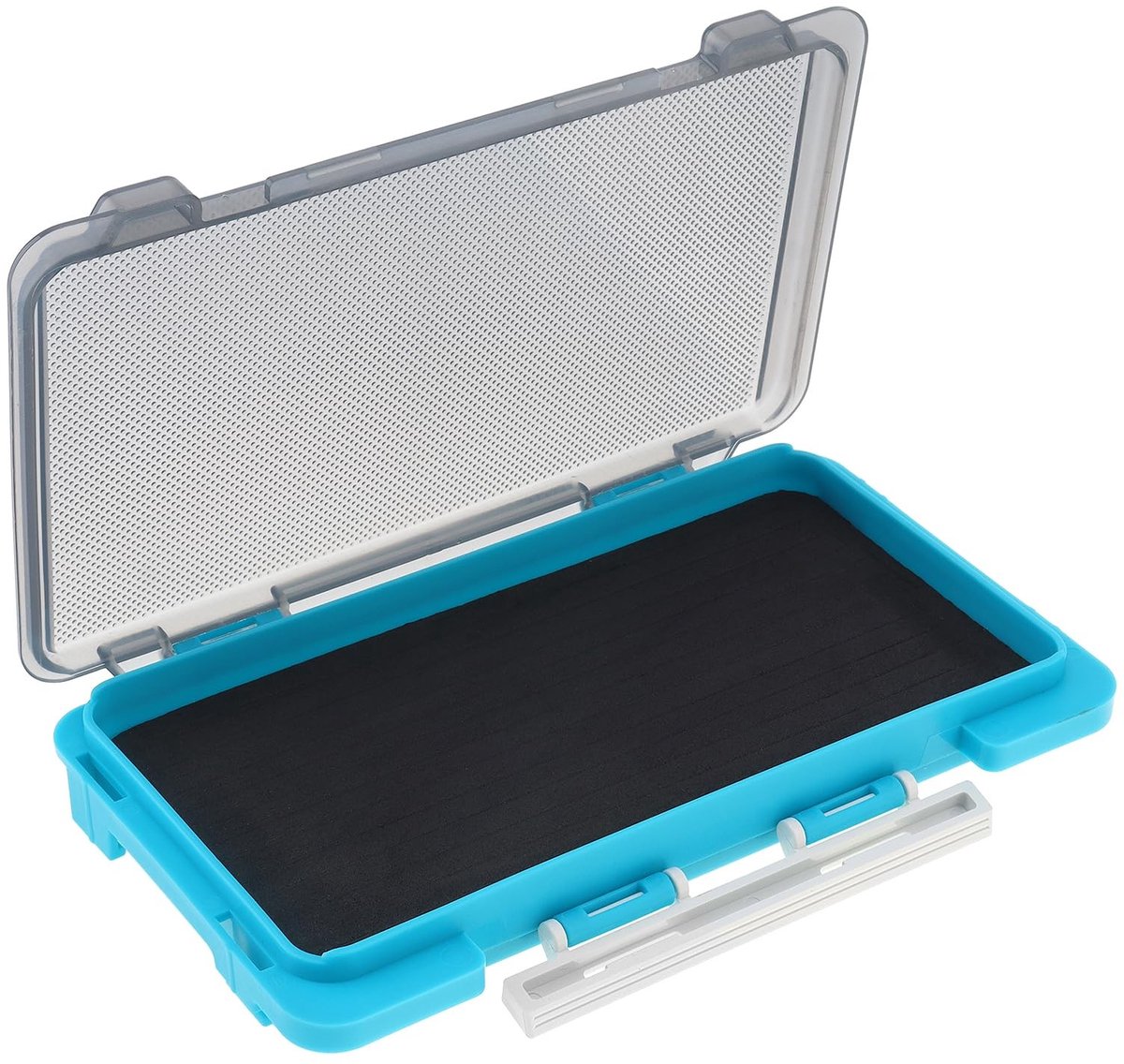 Dailygoods- Visgerei Compact - Schokbestendig - Vissen Lokt Jig Box - Opslag Tackle Tray - Spleet Schuim Geval - 6,8 x 3,8 x 0,8 inch - Kunstaasdoos