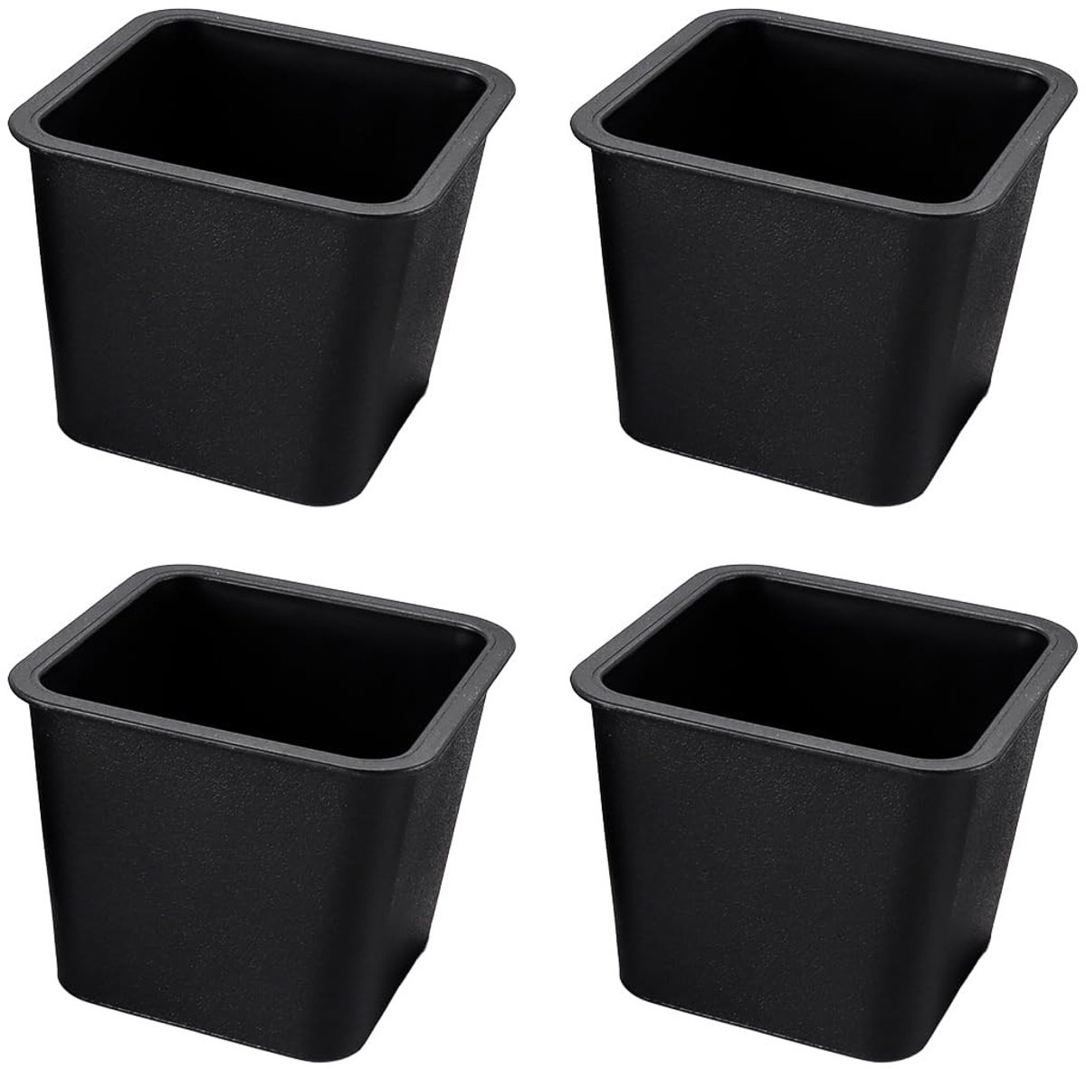 Dailygoods- Bedpoten 7,1 x 9,7 x 12 cm - Meubelverhoger - Antislip - Verhoogt meubels - Ruimtebesparend - Tot 680 kg draagvermogen - Meubelverhogers